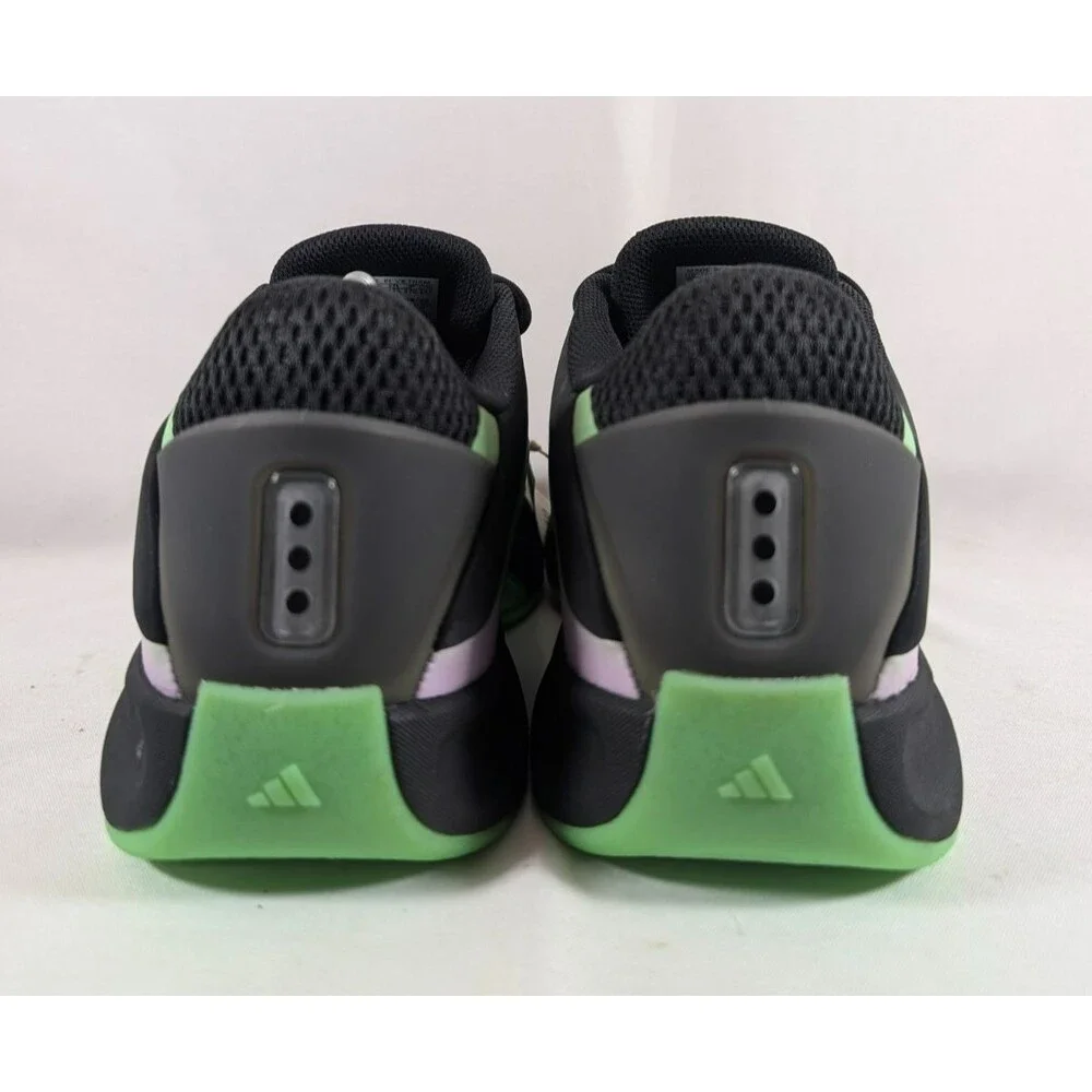 adidas Nova IIInfinity JR7601 Men’s 9 Black Lime Burst Pure Teal Sneakers NWT